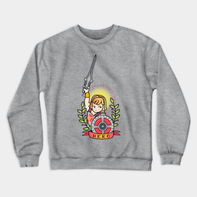 Tattoo Heman Motu Crewneck Sweatshirt by LADYLOVE